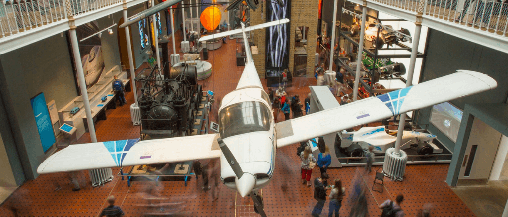 Science and technology gallery at the National Museum of Scotland